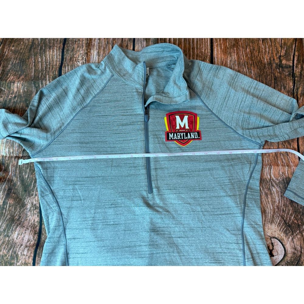 Under Armour gray Maryland 1/4 zip pullover M - Picture 8 of 8